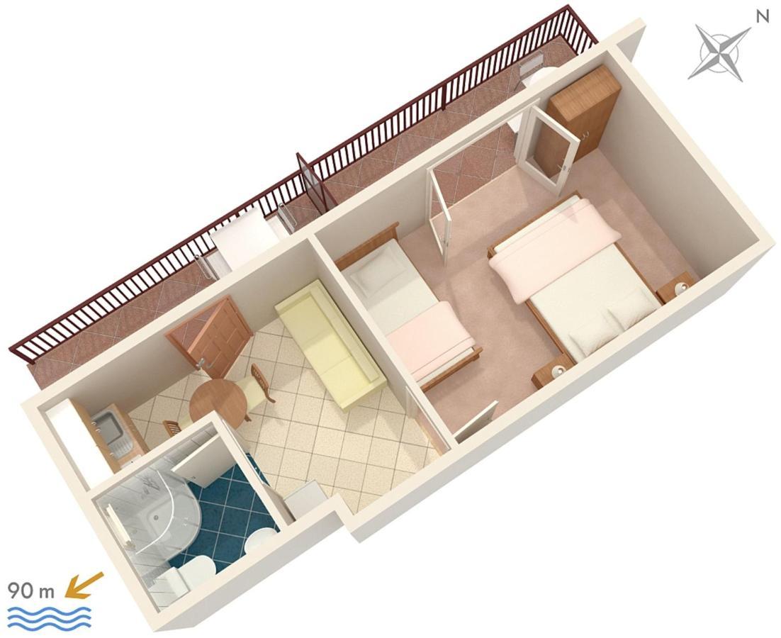 Apartments By The Sea Podaca, Makarska - 2783 Zewnętrze zdjęcie